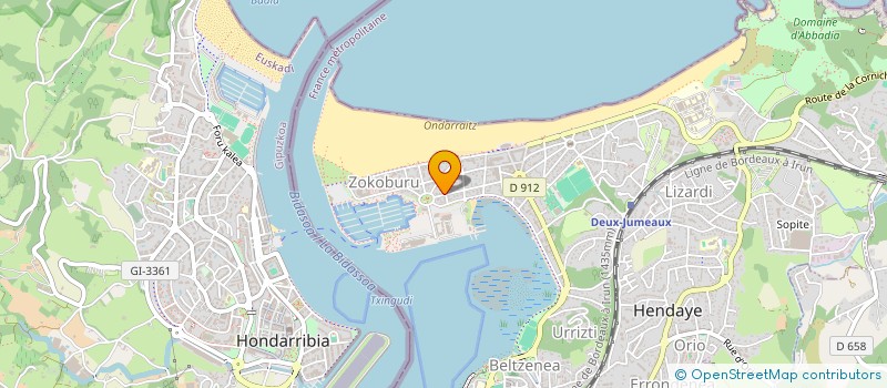 localisation de l'entreprise MONSIEUR DAVID VINCENT  ANGLET