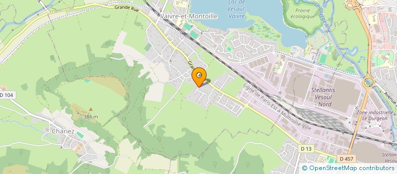 localisation de l'entreprise MONSIEUR DAVID VINCENT  VAIVRE-ET-MONTOILLE