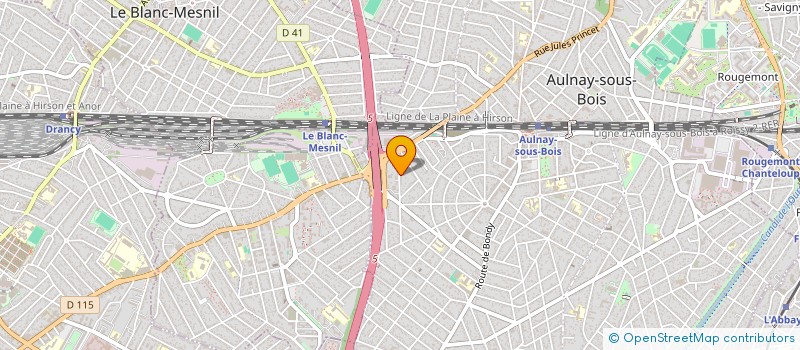 localisation de l'entreprise MONSIEUR DAVID VINCENT à AULNAY-SOUS-BOIS