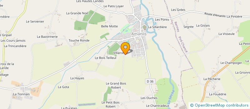 localisation de l'entreprise MONSIEUR DAVID VINCENT  AMANLIS