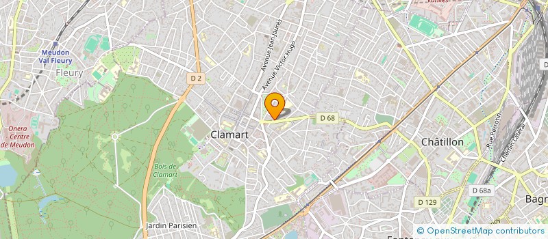 localisation de l'entreprise MONSIEUR DAVID VINCENT  CLAMART