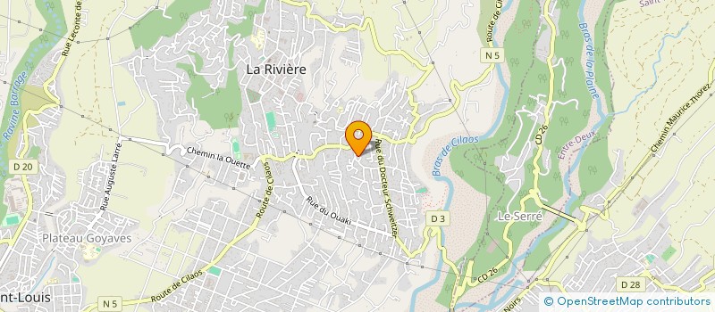 localisation de l'entreprise MONSIEUR DAVID VINCENT SEVAGAMY à SAINT-LOUIS