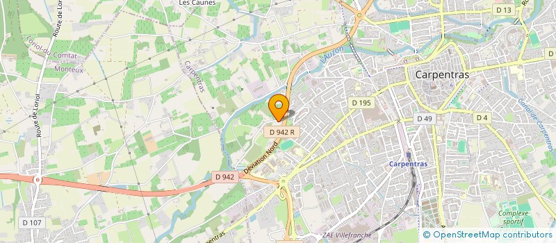 localisation de l'entreprise MONSIEUR DAVID VINCHE  CARPENTRAS