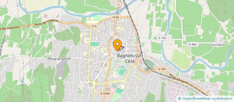localisation de l'entreprise MONSIEUR DAVID VINDEURSTIN à BAGNOLS-SUR-CEZE