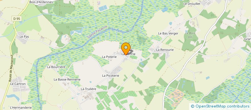 localisation de l'entreprise MONSIEUR DAVID VINTERSTEIN  SAINT-MARS-DE-COUTAIS