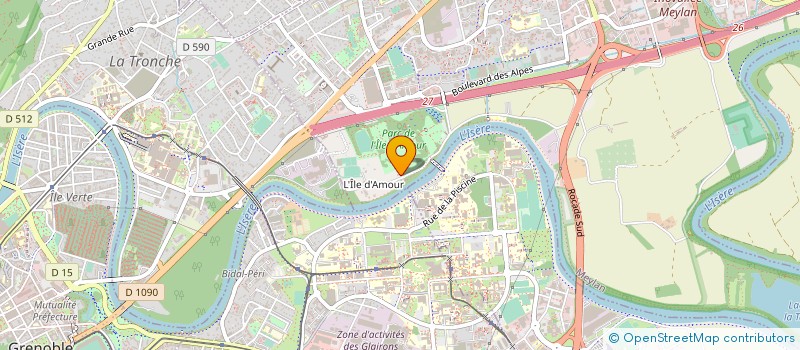 localisation de l'entreprise MONSIEUR DAVID VIOLET  MEYLAN