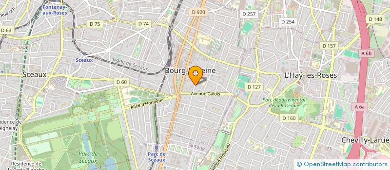 localisation de l'entreprise MONSIEUR DAVID VIOLET à BOURG-LA-REINE