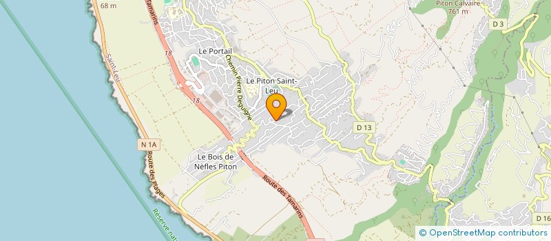 localisation de l'entreprise MONSIEUR DAVID VIRAPIN  SAINT-LEU