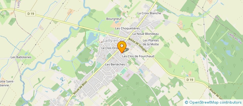 localisation de l'entreprise MONSIEUR DAVID VIS à LAILLY-EN-VAL
