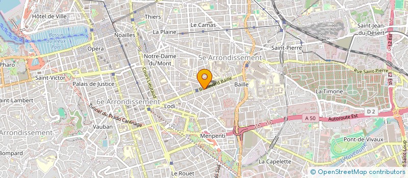 localisation de l'entreprise MONSIEUR DAVID VITALIS à MARSEILLE