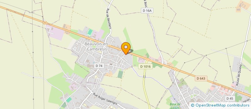localisation de l'entreprise MONSIEUR DAVID VITRANT  BEAUVOIS-EN-CAMBRESIS