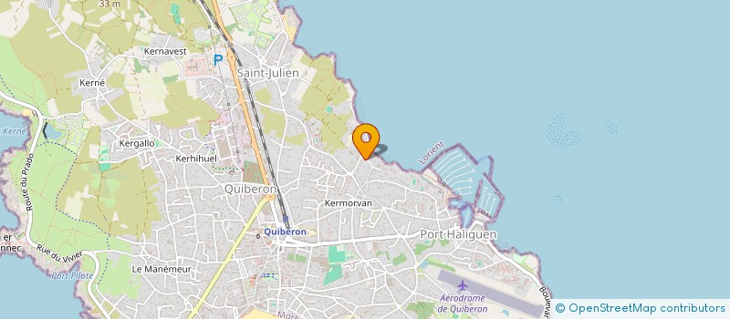 localisation de l'entreprise MONSIEUR DAVID VIVEN à QUIBERON