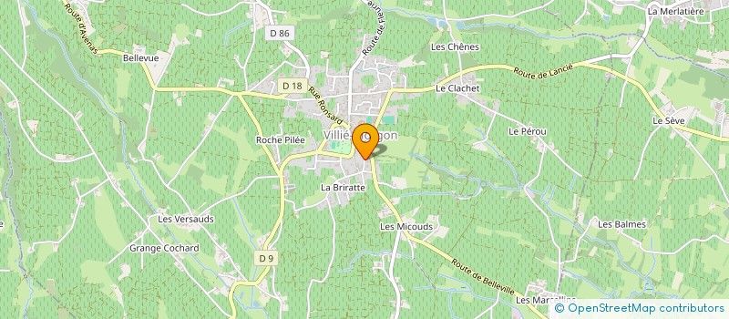 localisation de l'entreprise MONSIEUR DAVID VIVES  VILLIE-MORGON