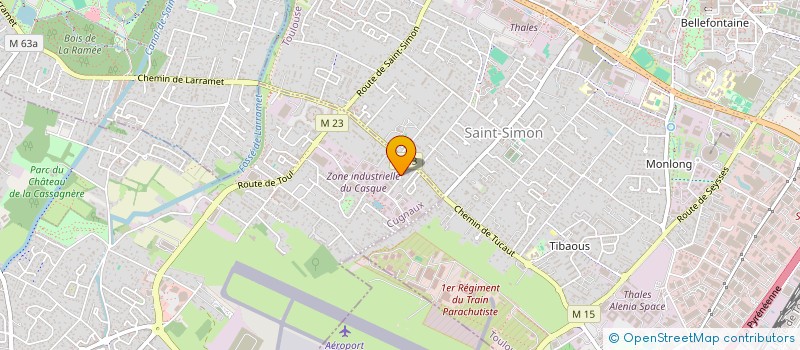 localisation de l'entreprise MONSIEUR DAVID VOEGELIN  CUGNAUX