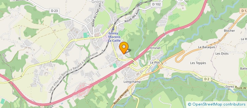 localisation de l'entreprise MONSIEUR DAVID VOLCLAIRE  GROISY