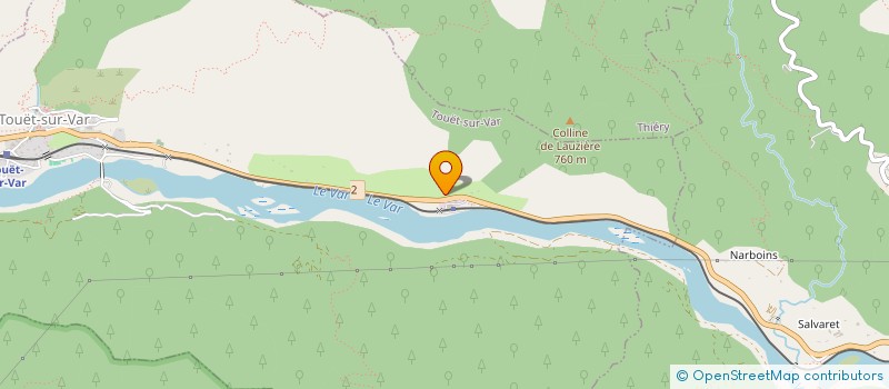 localisation de l'entreprise MONSIEUR DAVID VOLOCH  TOUET-SUR-VAR