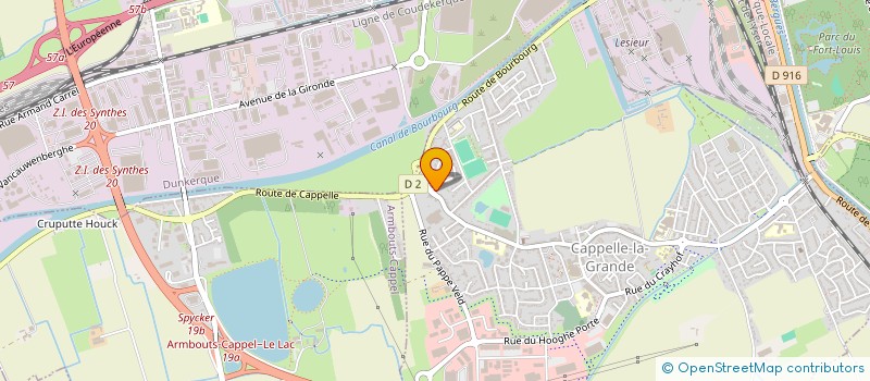 localisation de l'entreprise MONSIEUR DAVID VONGSOUPHY  CAPPELLE-LA-GRANDE