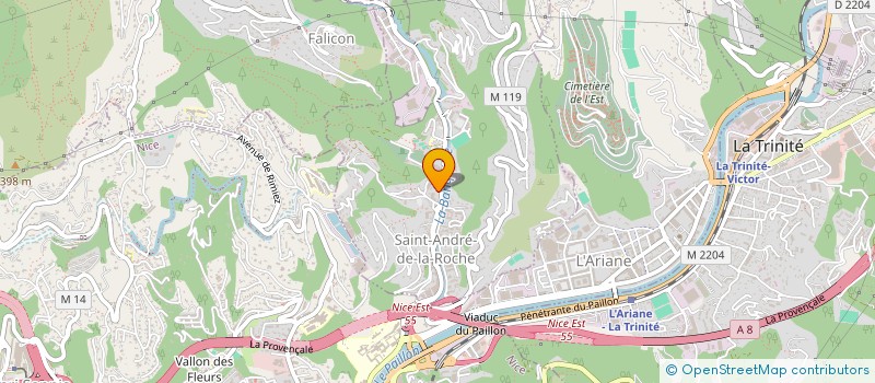 localisation de l'entreprise MONSIEUR DAVID VUOLO  SAINT-ANDRE-DE-LA-ROCHE