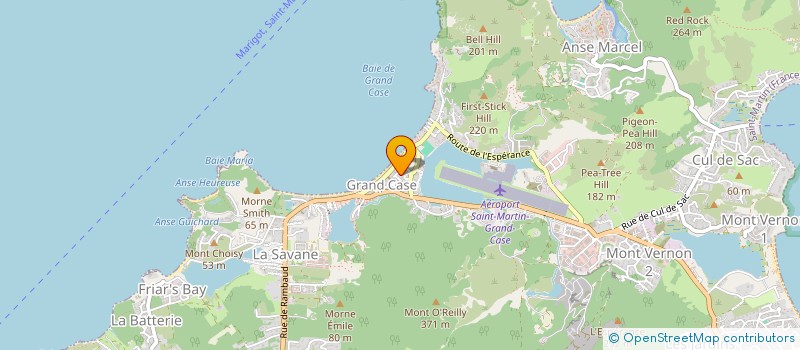 localisation de l'entreprise MONSIEUR DAVID WAHNICH  SAINT-MARTIN