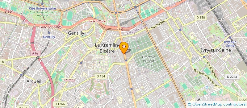 localisation de l'entreprise MONSIEUR DAVID WAJSARBES à LE KREMLIN-BICETRE