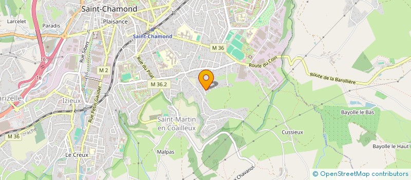 localisation de l'entreprise MONSIEUR DAVID WALKOWIAK à SAINT-CHAMOND