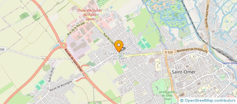 localisation de l'entreprise MONSIEUR DAVID WALLART  SAINT-MARTIN-LEZ-TATINGHEM