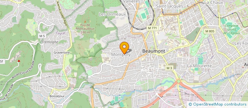localisation de l'entreprise MONSIEUR DAVID WALTER à BEAUMONT