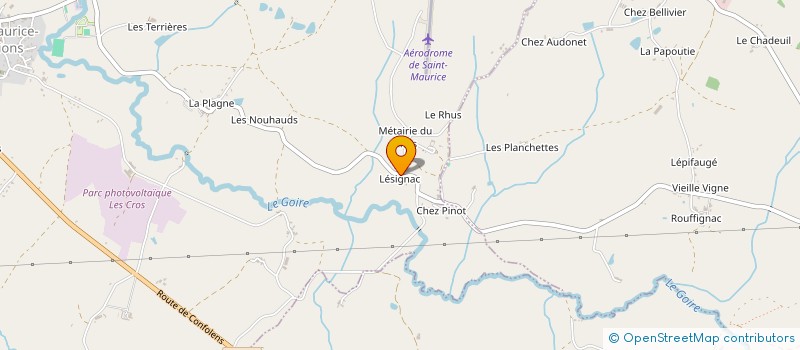 localisation de l'entreprise MONSIEUR DAVID WATKIN à SAINT-MAURICE-DES-LIONS