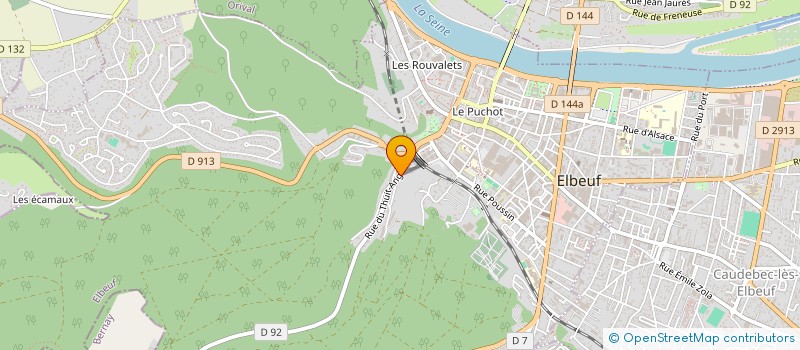 localisation de l'entreprise MONSIEUR DAVID WATTIER  ELBEUF