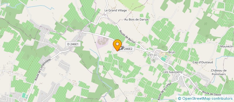 localisation de l'entreprise MONSIEUR DAVID WAVRANT  VERAC