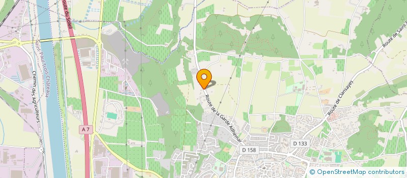 localisation de l'entreprise MONSIEUR DAVID WEBER  SAINT-PAUL-TROIS-CHATEAUX