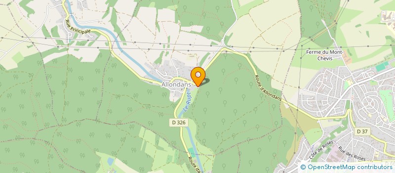 localisation de l'entreprise MONSIEUR DAVID WEISS  ALLONDANS