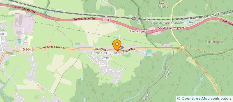 localisation de l'entreprise MONSIEUR DAVID WEISSE  DANNE-ET-QUATRE-VENTS