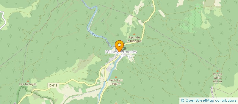 localisation de l'entreprise MONSIEUR DAVID WELCH  PALAIRAC