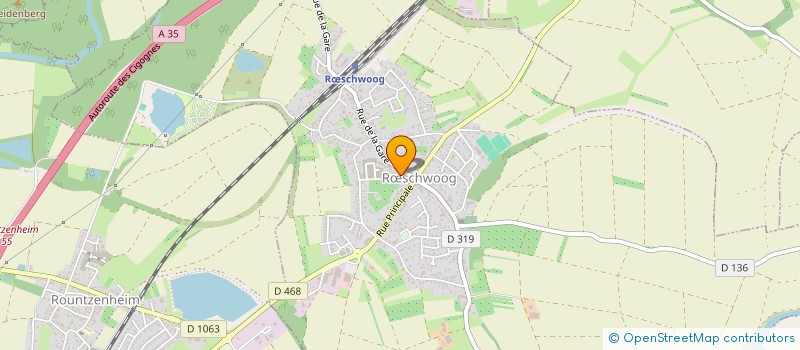 localisation de l'entreprise MONSIEUR DAVID WENDLING  RSCHWOOG