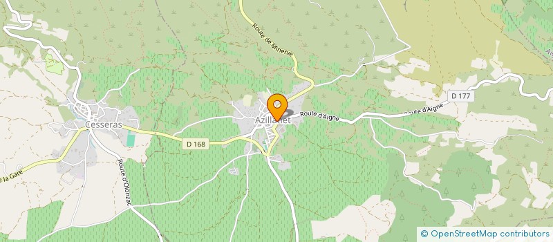 localisation de l'entreprise MONSIEUR DAVID WICKER  AZILLANET