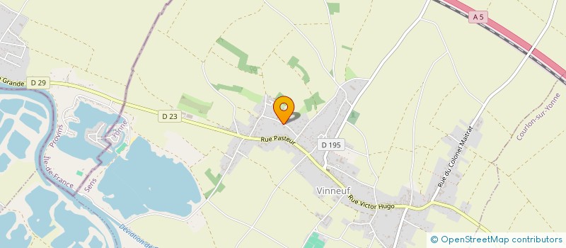 localisation de l'entreprise MONSIEUR DAVID WILK  VINNEUF