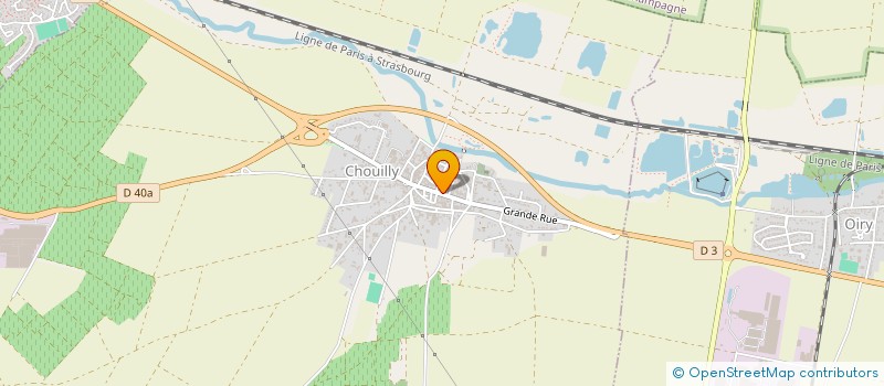 localisation de l'entreprise MONSIEUR DAVID WILLEMS  CHOUILLY