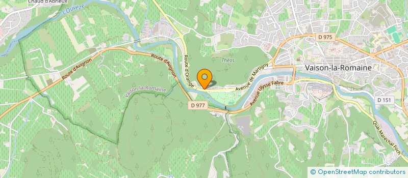 localisation de l'entreprise MONSIEUR DAVID WINAUD-TUMBACH  VAISON-LA-ROMAINE
