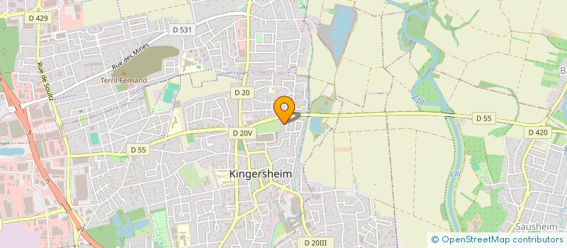 localisation de l'entreprise MONSIEUR DAVID WIRTZ  KINGERSHEIM