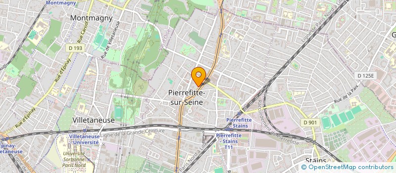 localisation de l'entreprise MONSIEUR DAVID WIZMAN à PIERREFITTE-SUR-SEINE