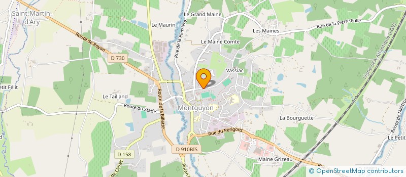 localisation de l'entreprise MONSIEUR DAVID WRIGHT  MONTGUYON