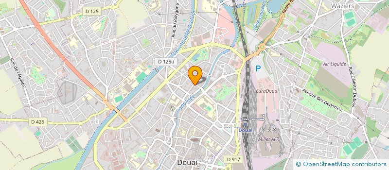 localisation de l'entreprise MONSIEUR DAVID WRZECZ  DOUAI