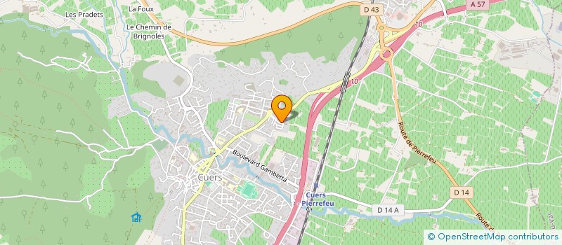 localisation de l'entreprise MONSIEUR DAVID YOUSSEFANE  CUERS