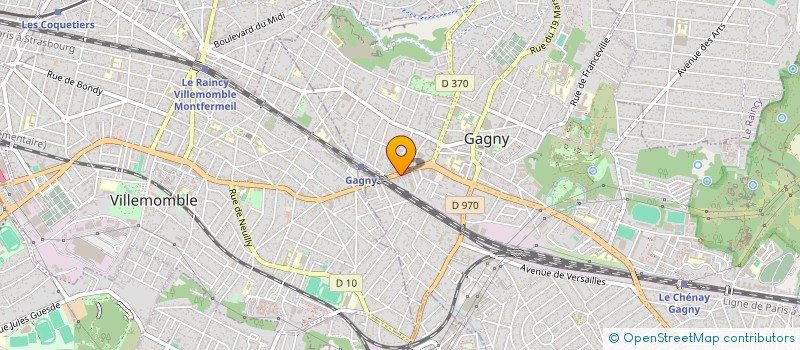 localisation de l'entreprise MONSIEUR DAVID ZAFRANY  GAGNY