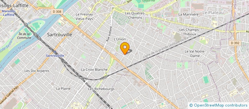 localisation de l'entreprise MONSIEUR DAVID ZAGNI à SARTROUVILLE