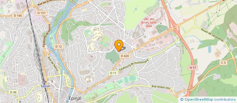 localisation de l'entreprise MONSIEUR DAVID ZANKO  EPINAL