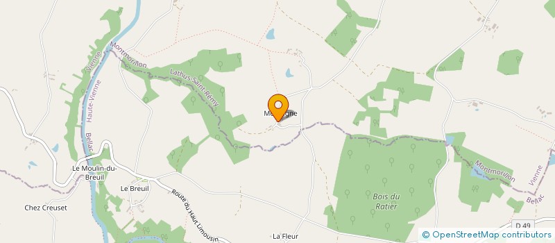 localisation de l'entreprise MONSIEUR DAVID ZELLER  LATHUS-SAINT-REMY