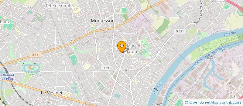 localisation de l'entreprise MONSIEUR DAVID ZERBIB  CHATOU