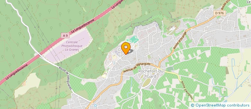 localisation de l'entreprise MONSIEUR DAVID ZICOLA  ROCHEFORT-DU-GARD